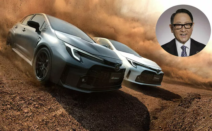 Глава Toyota также стал участвовать в разработке GR Corolla Morizo ​​в качестве тест-пилота